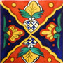 Mexican Handmade Tile Roberto 1074